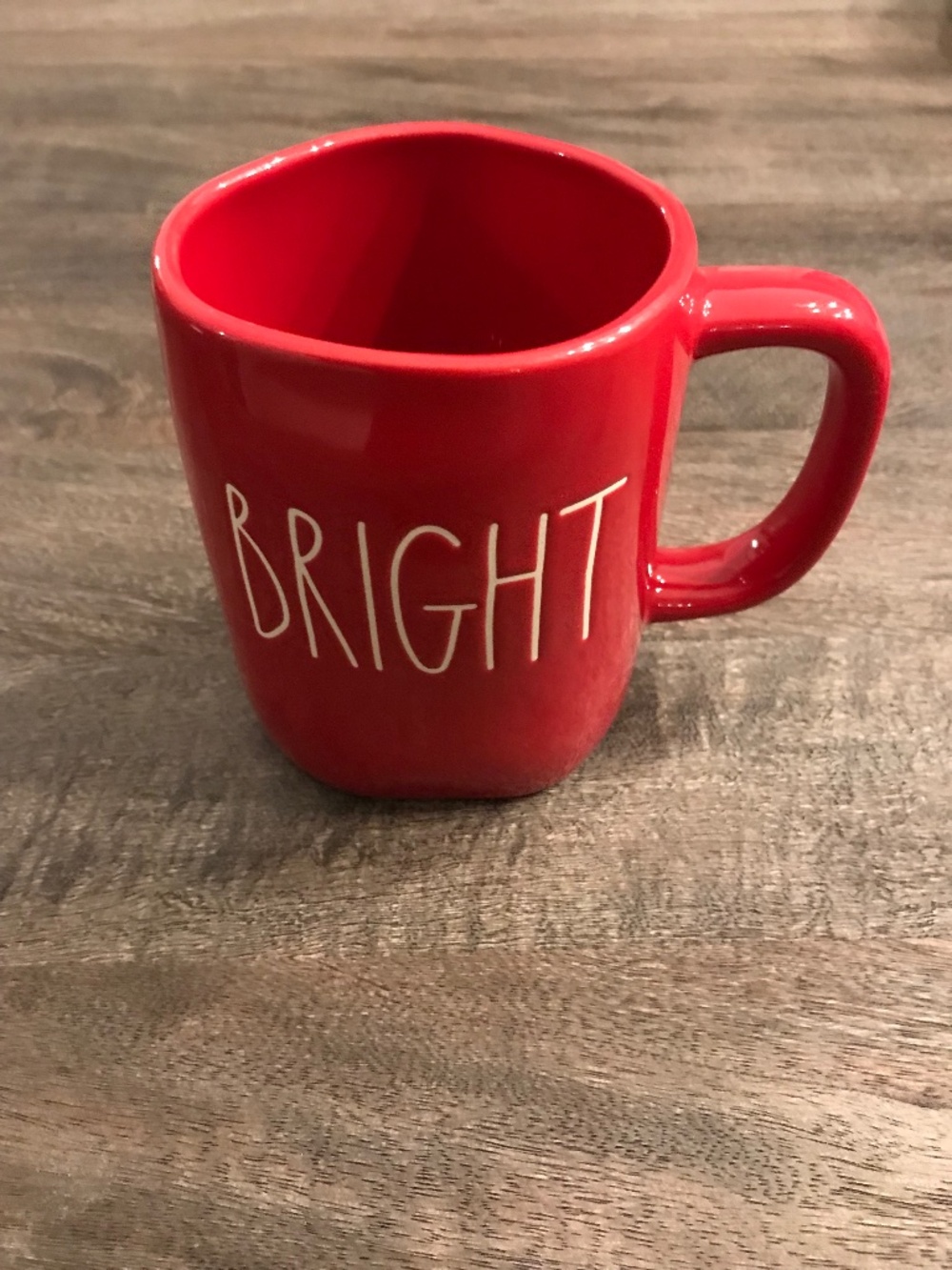 Rae Dunn Artisan Collection by Magenta™️ red BRIGHT Christmas mug